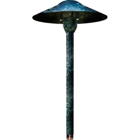 Dabmar Lighting Dabmar Lighting LV214-VG Cast Aluminum Path; Walkway and Area Light; Verde Green LV214-VG